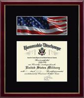 Honorable Discharge Frames photo frame - Honorable Discharge Certificate and Photo Frame - Flag in Galleria