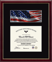 Honorable Discharge Frames photo frame - Honorable Discharge Certificate and Photo Frame - Flag in Galleria