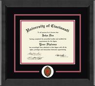 University of Cincinnati diploma frame - Lasting Memories Circle Seal Diploma Frame in Arena