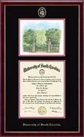 University of South Carolina diploma frame - Campus Scene Overly Edition Diploma Frame in Galleria