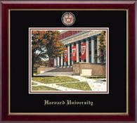 Harvard University lithograph frame - Masterpiece Medallion Lithograph Frame in Gallery