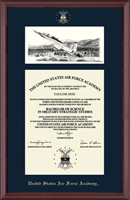 United States Air Force Academy diploma frame - Campus Scene Diploma Frame in Camby