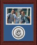Pi Gamma Mu Honor Society photo frame - Lasting Memories Circle Logo Photo Frame in Sierra