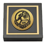 Pi Gamma Mu Honor Society Paperweight - Gold Engraved Medallion Paperweight