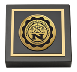Northwood University in Texas paperweight - Gold Engraved Paperweight