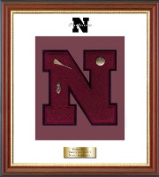 Nyack High School in New York varsity letter frame - Varsity Letter Frame in Newport