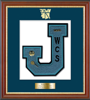 John Jay East Fishkill High School varsity letter frame - Varsity Letter Frame in Newport