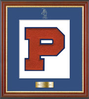 Potsdam High School in New York varsity letter frame - Varsity Letter Frame in Newport