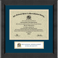 National Honor & Merit Scholars Society certificate frame - Lasting Memories Banner Certificate Frame in Arena