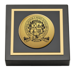 National Honor & Merit Scholars Society paperweight - Gold Engraved Medallion Paperweight