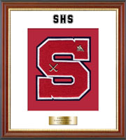 Somers High School in New York varsity letter frame - Varsity Letter Frame in Newport