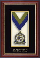 National Honor & Merit Scholars Society medal frame - Commemorative Medallion Frame in Newport