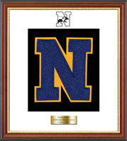 Newtown High School in Connecticut varsity letter frame - Varsity Letter Frame in Newport