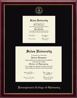 Salus University diploma frame - Double Diploma Frame in Galleria