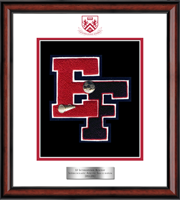 EF International Academy varsity letter frame - Varsity Letter Frame in Southport