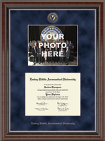 Embry-Riddle Aeronautical University diploma frame - Double Diploma Frame in Chateau