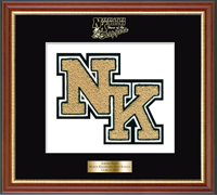 North Kingstown High School in Rhode Island varsity letter frame - Varsity Letter Frame in Newport