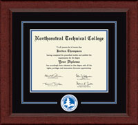 University of South Florida diploma frame - Lasting Memories Circle Logo Diploma Frame in Sierra