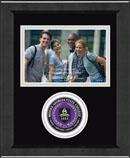 Middle Georgia State College photo frame - Lasting Memories Circle Logo Photo Frame in Arena