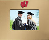 University of Wisconsin Madison photo frame - Spirit Motion W MedallionArt Classics Photo Frame