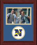 Newtown High School in Connecticut photo frame - Lasting Memories Circle Logo Photo Frame in Sierra
