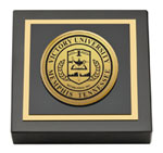 Victory University paperweight - Gold Engraved Medallion Paperweight