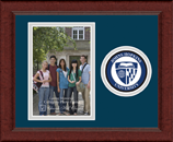 Johns Hopkins University photo frame - Lasting Memories Circle Logo Photo Frame in Sierra