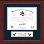 United States Air Force certificate frame - Lasting Memories Banner Certificate Frame in Sierra