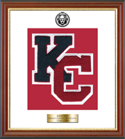 Kennedy Catholic High School in Somers, NY varsity letter frame - Varsity Letter Frame in Newport