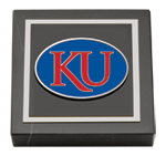 The University of Kansas paperweight - Pewter Spirit KU Medallion Paperweight