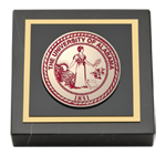 The University of Alabama Tuscaloosa paperweight - Crimson Masterpiece Medallion Paperweight