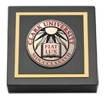 Clark University paperweight - Masterpiece Medallion Paperweight