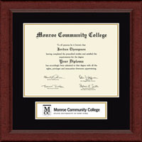 Monroe Community College diploma frame - Lasting Memories Banner Diploma Frame in Sierra