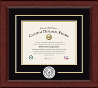Balfour of Houston diploma frame - Lasting Memories Circle Seal Diploma Frame in Sierra