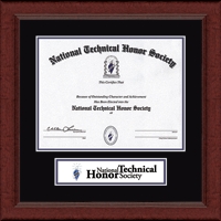 National Technical Honor Society certificate frame - Lasting Memories Banner Certificate Frame in Sierra
