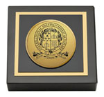 International Distinguished Scholars Honor Society paperweight - Gold Engraved Medallion Paperweight