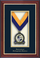 International Distinguished Scholars Honor Society medal frame - Commemorative Medallion Frame in Newport
