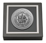 Southern Polytechnic State University paperweight - Silver Engraved Medallion Paperweight