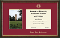 Iowa State University diploma frame - Campus Scene Diploma Frame in Murano