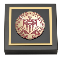 University of Southern California paperweight - Masterpiece Medallion Paperweight