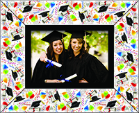 Shelby Valley High School photo frame - Grad Logo Photo Frame