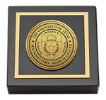 University of Texas Southwestern Medical Center paperweight - Gold Engraved Medallion Paperweight