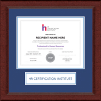 Human Resource Certification Institute certificate frame - Lasting Memories Banner Certificate Frame in Sierra