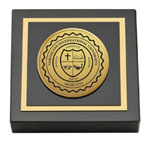 Northland International University paperweight - Gold Engraved Medallion Paperweight