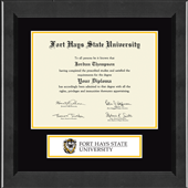 Fort Hays State University diploma frame - Lasting Memories Banner Diploma Frame in Arena