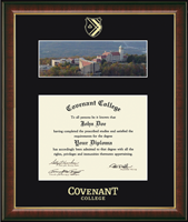 Covenant College diploma frame - Campus Scene Diploma Frame in Murano