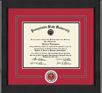Youngstown State University diploma frame - Lasting Memories Circle Logo Diploma Frame in Arena