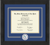 State University of New York at Canton diploma frame - Lasting Memories Circle Logo Diploma Frame in Arena