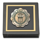 Colorado State University paperweight - Masterpiece Medallion Paperweight