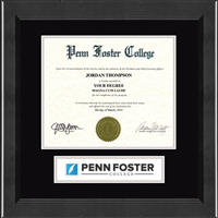 Penn Foster College diploma frame - Lasting Memories Banner Diploma Frame in Arena